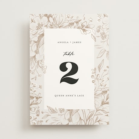 Table Numbers