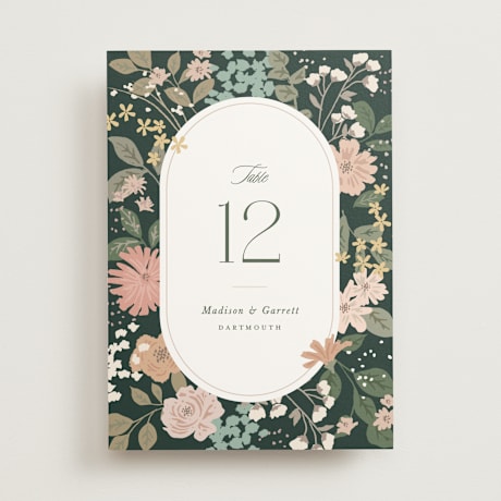 Table Numbers