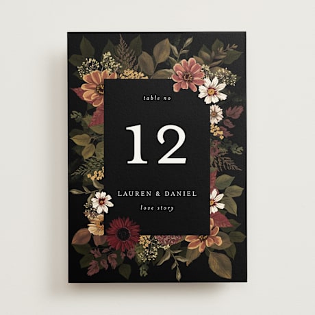 Table Numbers