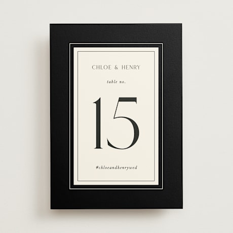 Table Numbers