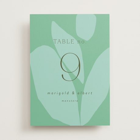 Table Numbers