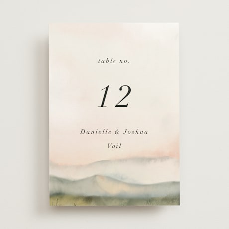 Table Numbers