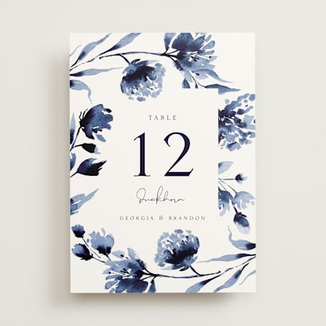 Table Numbers