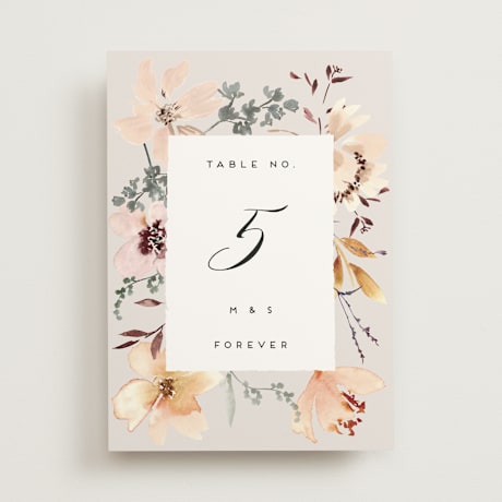 Table Numbers
