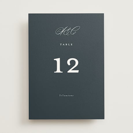 Table Numbers