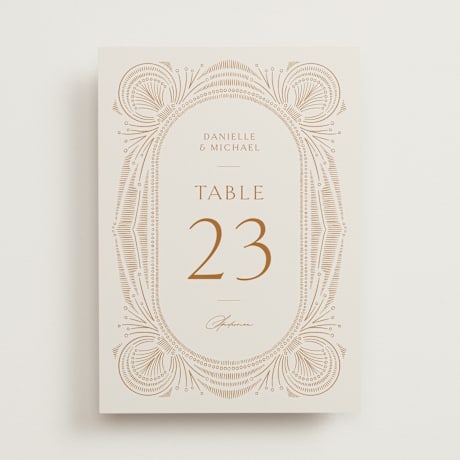 Table Numbers