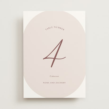 Table Numbers