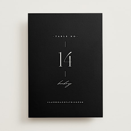 Table Numbers