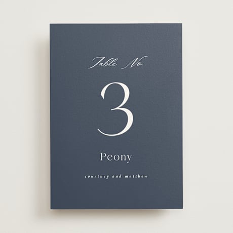 Table Numbers