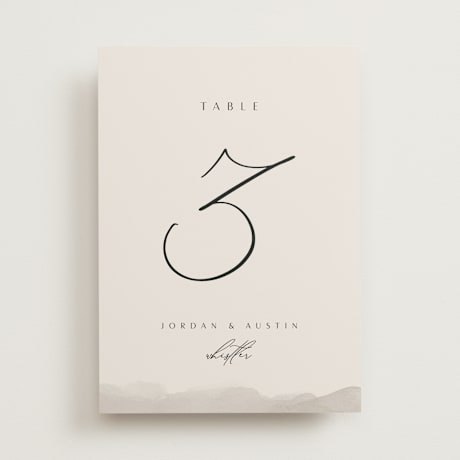 Table Numbers