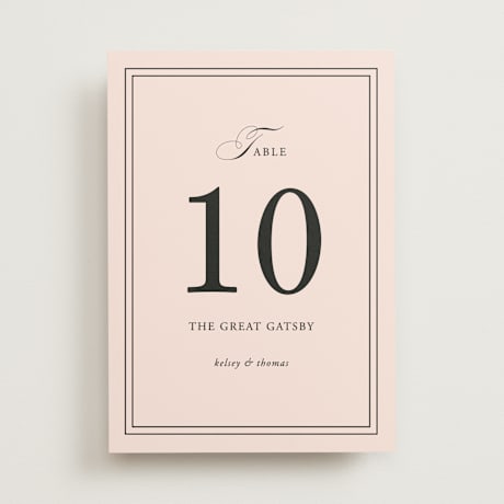 Table Numbers