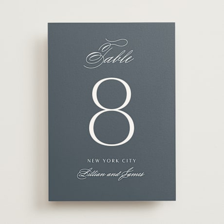 Table Numbers