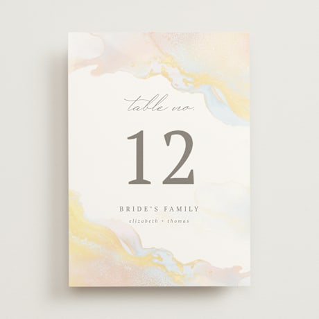 Table Numbers
