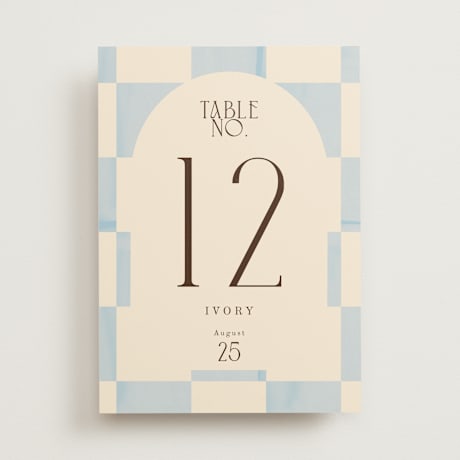 Table Numbers