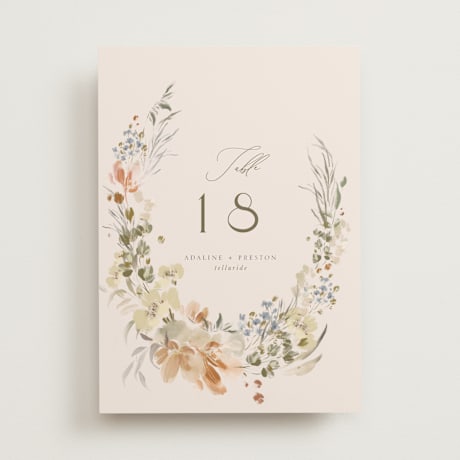 Table Numbers