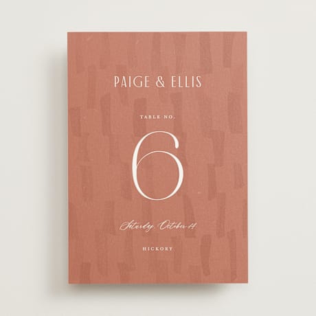 Table Numbers