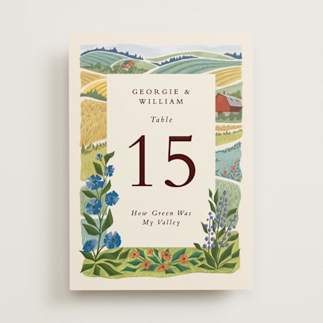 Table Numbers