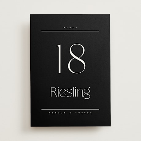 Table Numbers