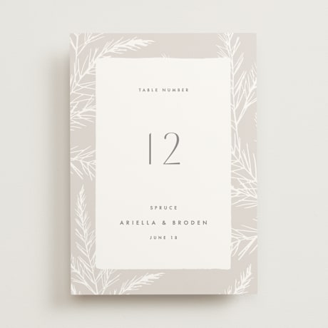 Table Numbers