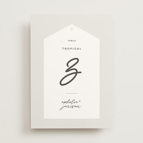 Table Numbers