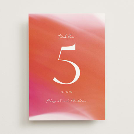 Table Numbers