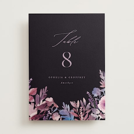 Table Numbers