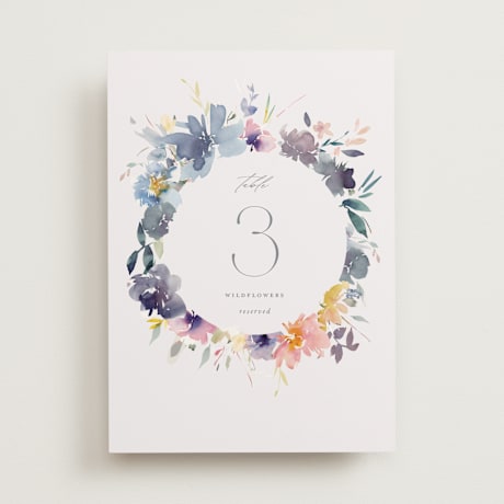Table Numbers