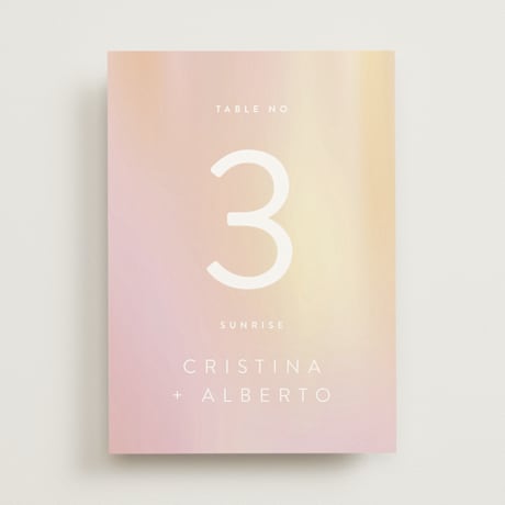 Table Numbers