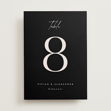 Table Numbers
