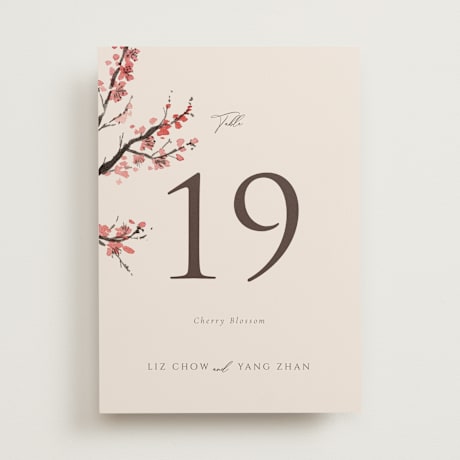 Table Numbers