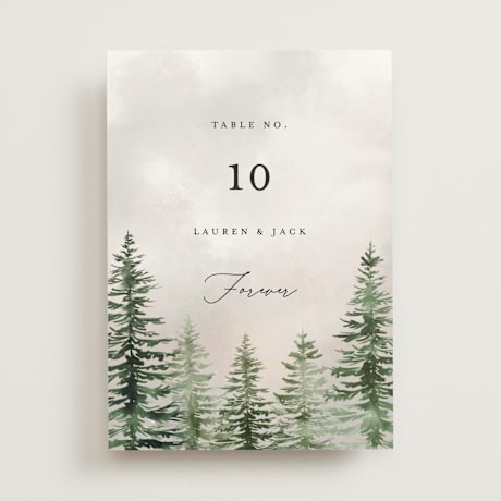 Table Numbers