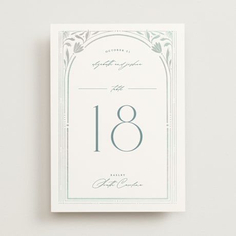 Table Numbers
