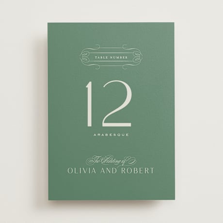 Table Numbers