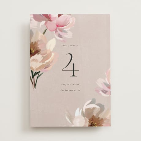 Table Numbers