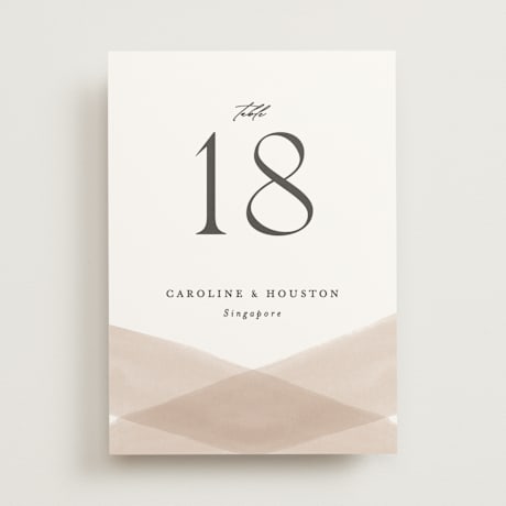 Table Numbers