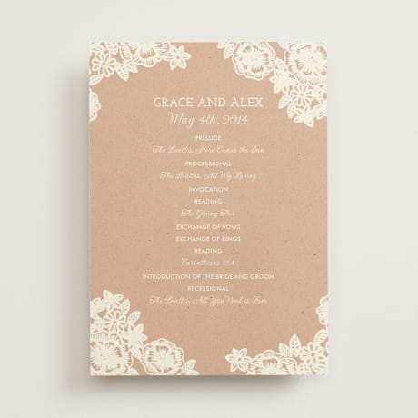 Wedding Programs