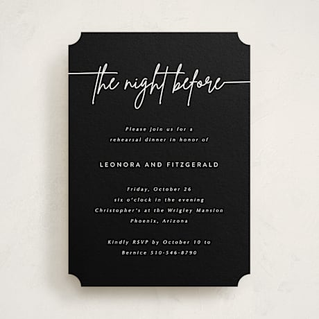 Rehearsal Dinner Invitations