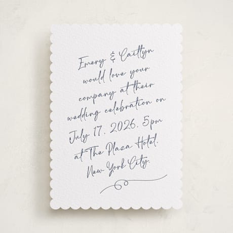 Letterpress Wedding Invitations