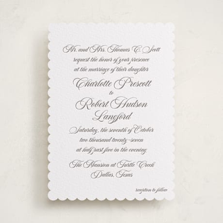 Letterpress Wedding Invitations
