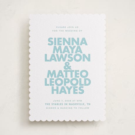Letterpress Wedding Invitations