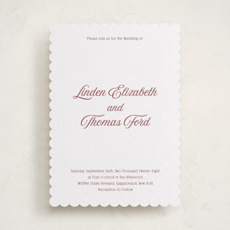 Letterpress Wedding Invitations