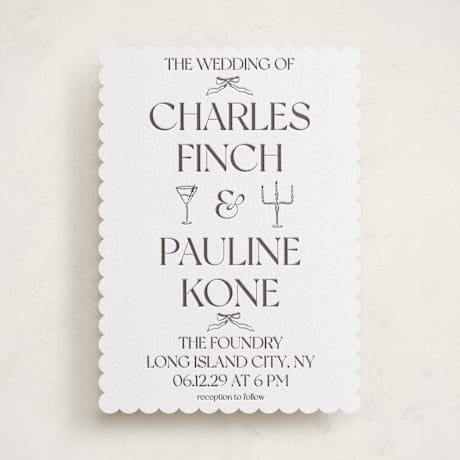 Letterpress Wedding Invitations