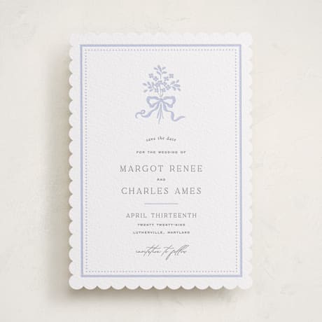 Letterpress Save the Date Cards