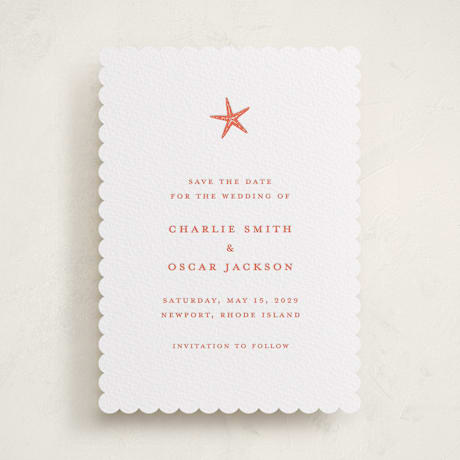 Letterpress Save the Date Cards