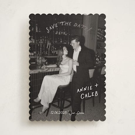Foil-Pressed Save the Date Cards