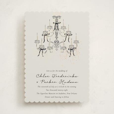 Foil-Pressed Wedding Invitations