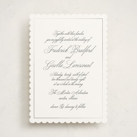 Foil-Pressed Wedding Invitations