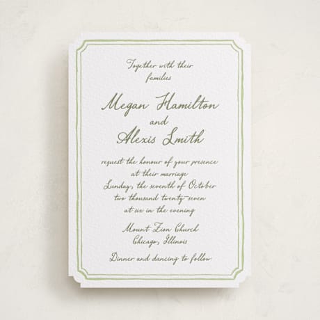 Letterpress Wedding Invitations