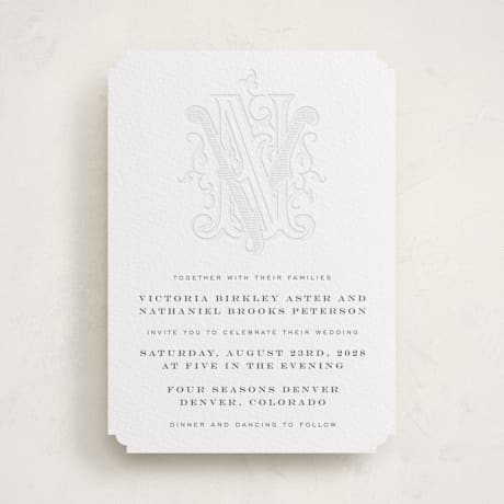 Letterpress Wedding Invitations