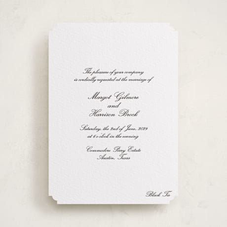 Letterpress Wedding Invitations